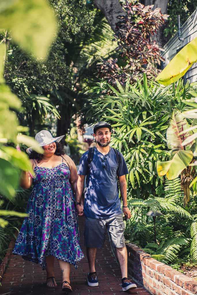 key west garden elopement