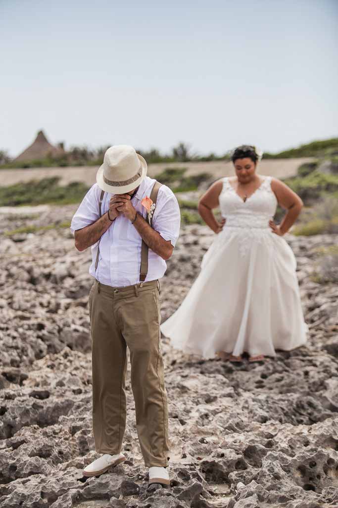 destination elopement in cozumel mexico