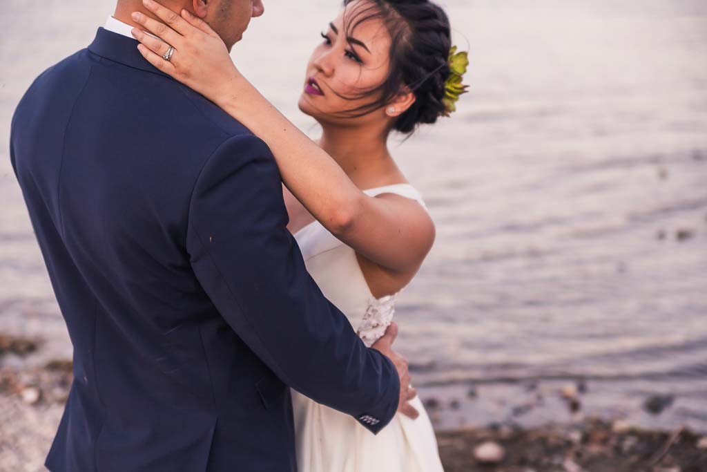 couple elopes in a desert location