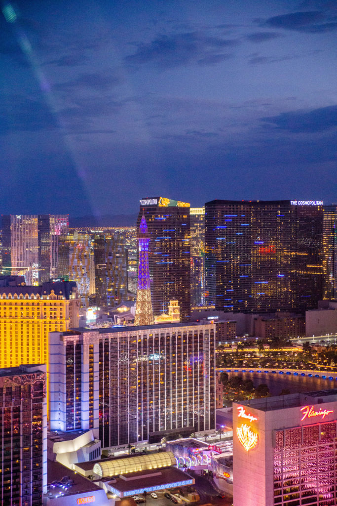 las vegas elopement in the high roller