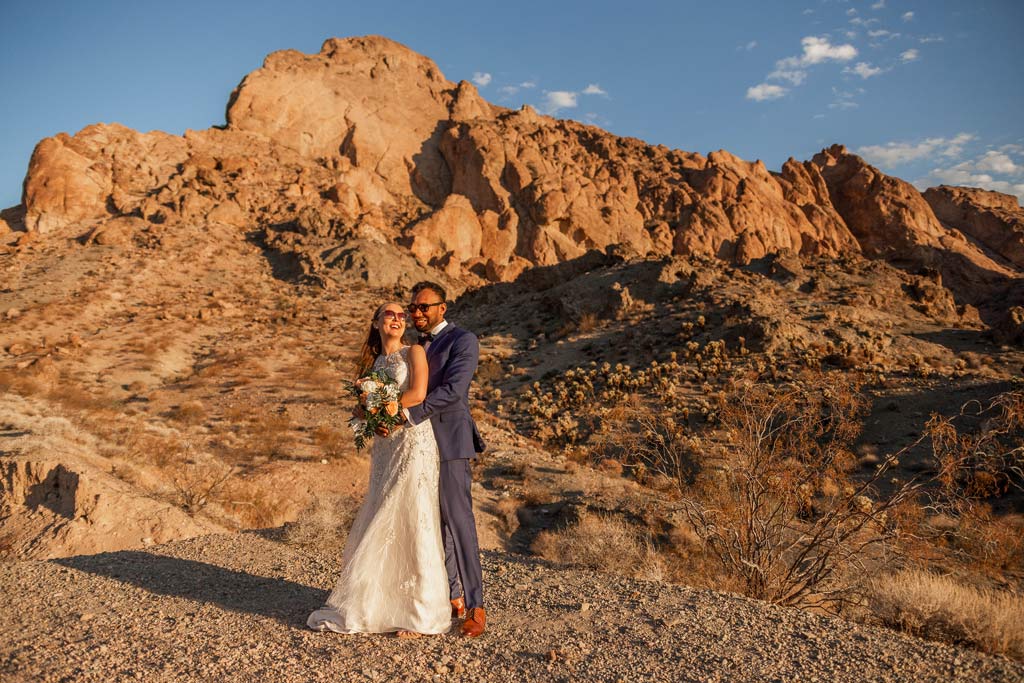 las vegas elopement in the canyon