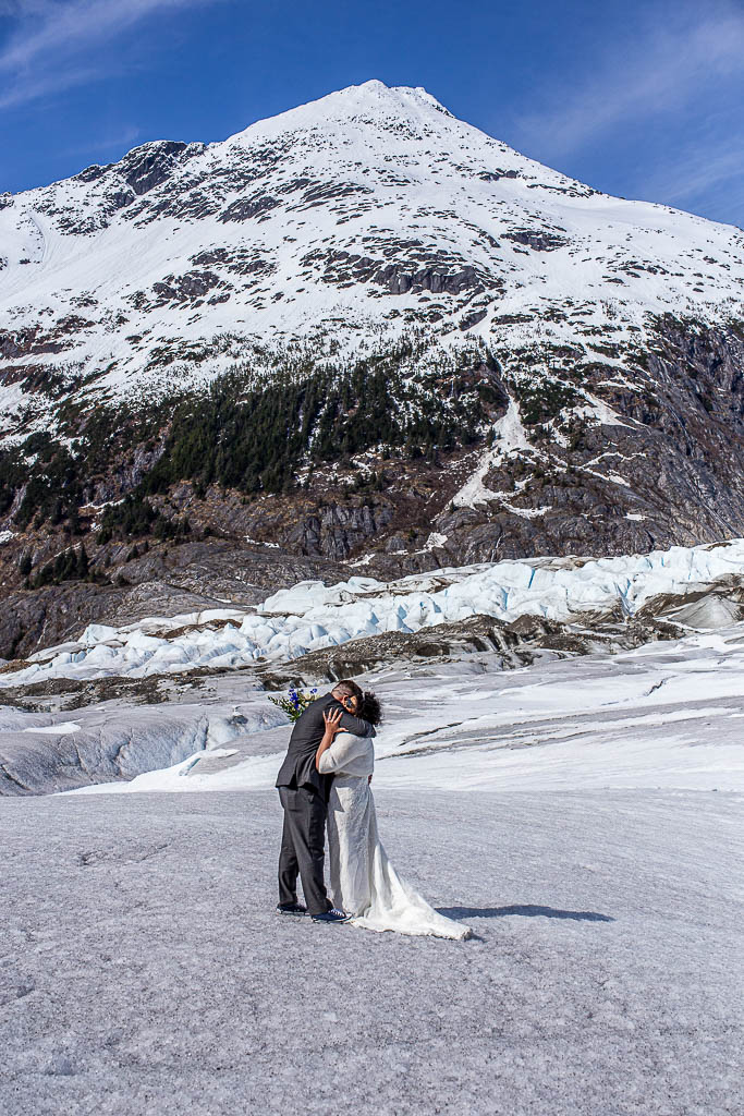 how to elope on a glacier