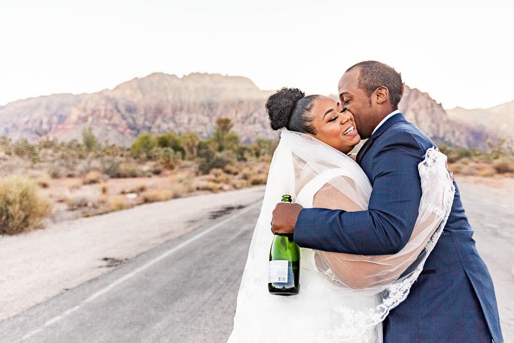 champagne pop elopement