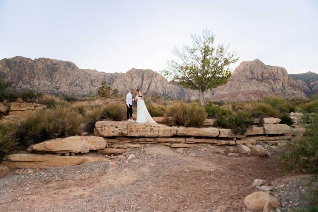 red rock canyon elopement